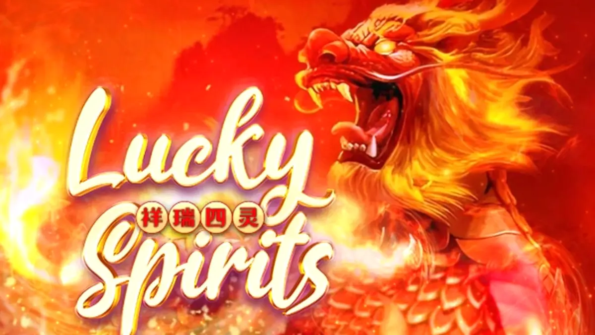 Tampilan visual permainan slot Lucky Spirits dengan tema spiritual yang menarik